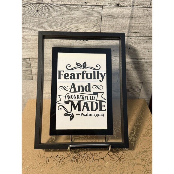Christian Bible Verse Scripture Wall Art Decor - Psalm 139:14 - Picture 1 of 1